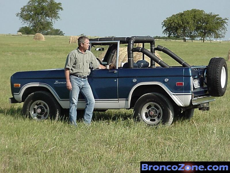 Our Bronco with the Prez